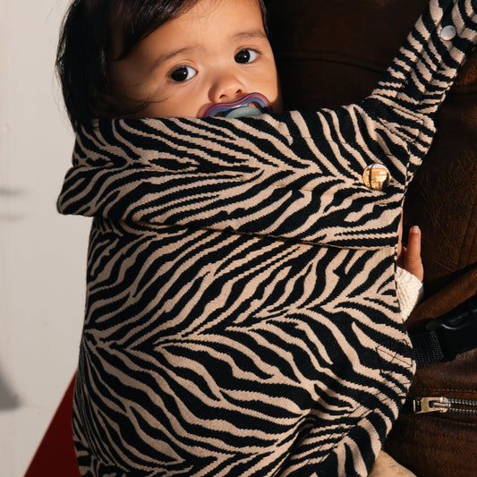 Baby carrier - Zebra Brown